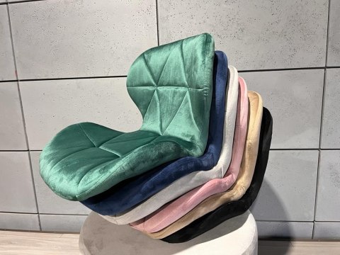 Krzesło obrotowe VASTO OFFICE VELVET GREEN SMOKE Lugano Krzesło obrotowe VASTO OFFICE VELVET GREEN SMOKE Lugano