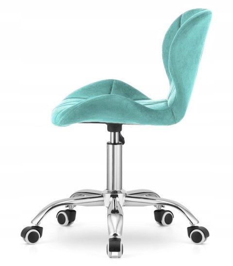 Krzesło obrotowe VASTO OFFICE VELVET MINT Lugano Krzesło obrotowe VASTO OFFICE VELVET MINT Lugano