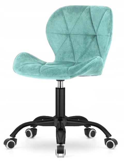 Krzesło obrotowe VASTO OFFICE VELVET MINT SMOKE Lugano Krzesło obrotowe VASTO OFFICE VELVET MINT SMOKE Lugano