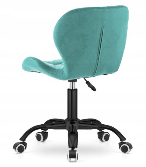 Krzesło obrotowe VASTO OFFICE VELVET MINT SMOKE Lugano Krzesło obrotowe VASTO OFFICE VELVET MINT SMOKE Lugano