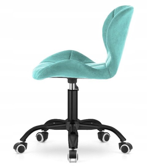 Krzesło obrotowe VASTO OFFICE VELVET MINT SMOKE Lugano Krzesło obrotowe VASTO OFFICE VELVET MINT SMOKE Lugano