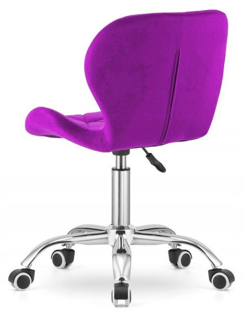 Krzesło obrotowe VASTO OFFICE VELVET PURPLE Lugano Krzesło obrotowe VASTO OFFICE VELVET PURPLE Lugano