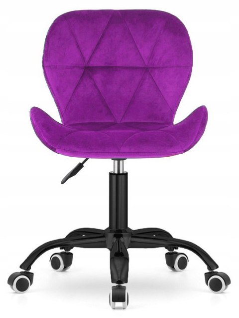 Krzesło obrotowe VASTO OFFICE VELVET PURPLE SMOKE Lugano Krzesło obrotowe VASTO OFFICE VELVET PURPLE SMOKE Lugano