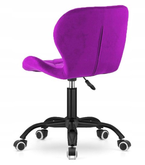 Krzesło obrotowe VASTO OFFICE VELVET PURPLE SMOKE Lugano Krzesło obrotowe VASTO OFFICE VELVET PURPLE SMOKE Lugano