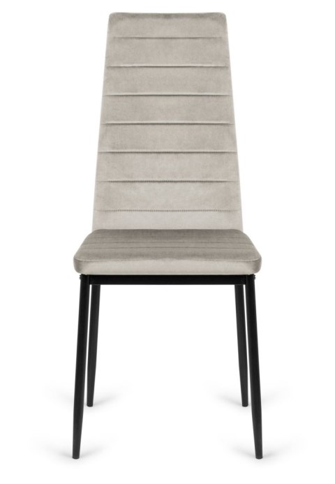 Krzesło tapicerowane VALVA LINE VELVET GREY OUTLET Lugano Krzesło tapicerowane VALVA LINE VELVET GREY OUTLET Lugano