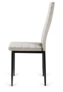 Krzesło tapicerowane VALVA LINE VELVET GREY OUTLET Lugano