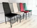 Krzesło tapicerowane VALVA LINE VELVET GREY OUTLET Lugano