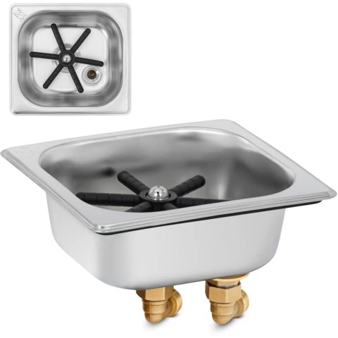 Myjka płuczka barowa ze zlewem do szklanek 20-110 mm STAL Royal Catering