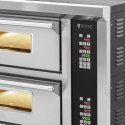 Piec do pizzy elektryczny z szamotem na 8 pizz śr. 33 cm 400 V 8400 W Royal Catering