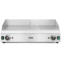 Płyta grzewcza grillowa Profi Line gładka-ryflowana podwójna do pracy ciągłej 3500W - Hendi 203163 Hendi