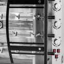 Rożen gazowy opiekacz do kurczaków na propan-butan 4 szpikulce 16.5 kW Royal Catering