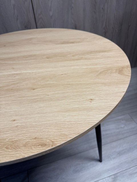 Stół okrągły VINCI OAK WOOD 70 cm SMOKE Lugano Stół okrągły VINCI OAK WOOD 70 cm SMOKE Lugano