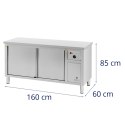 Szafa grzewcza podgrzewacz do talerzy 30-80 C 160 x 60 x 85 cm 2.4kW Royal Catering