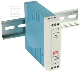 ZASIL.NA SZYNĘ DIN 10W 24V 0.42A MEAN WELL