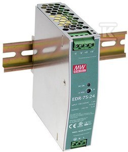 ZASIL.NA SZYNĘ DIN 75W 24V 3.2A MEAN WELL
