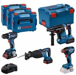 ZESTAW NARZĘDZI 18V GSR+GDX+GBH+GSA 1*4.0AH + 2*5.5AH BOSCH