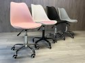 Krzesło obrotowe MONZA OFFICE LIGHT GREY PU Lugano
