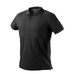 KOSZULKA POLO DENIM CZARNA ROZMIAR L NEO