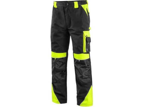 SPODNIE CXS DO PASA SIRIUS BRIGHTON CZARNO-ŻÓŁTE ROZM.48 CXS
