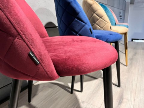 Krzesło tapicerowane GLORIA WINE VELVET Lugano Krzesło tapicerowane GLORIA WINE VELVET Lugano