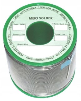 LUT CYNOWY Z TOPNIKIEM FI 3,00 500G SZT MBO SOLDER
