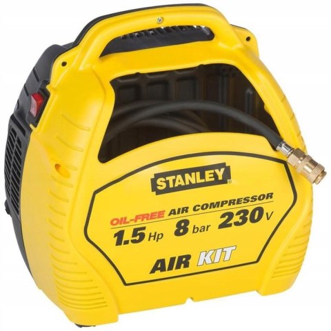 KOMPRESOR BEZOLEJOWY AIR KIT 1.5KM 8BAR STANLEY KOMPRESOR BEZOLEJOWY AIR KIT 1.5KM 8BAR STANLEY