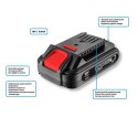 AKUMULATOR ENERGY+ 18V LI-ION 2.0AH GRAPHITE