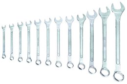 KOMPLET KLUCZY PŁASKO-OCZKOWYCH 12-SZTUK 6-22MM TOP TOOLS