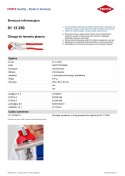 SZCZYPCE DO GLAZURY 250MM KNIPEX