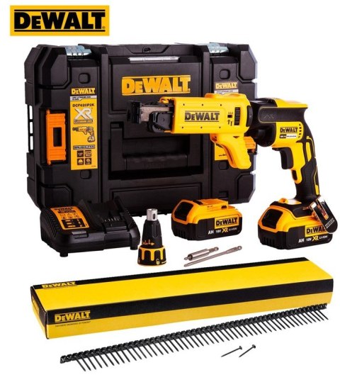 WKRĘTARKA AKUMULATOROWA DO G-K 18V 2*2.0AH LI-LON+DCF6201 DEWALT WKRĘTARKA AKUMULATOROWA DO G-K 18V 2*2.0AH LI-LON+DCF6201 DEWALT