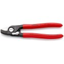 NOŻYCE DO KABLI ZE SPRĘŻYNĄ ROZWIERAJĄCĄ 165MM KNIPEX