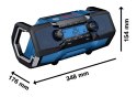 RADIO AKUMULATOROWE GPB 18V-2 C FM BLUETOOTH 0*AH BOSCH
