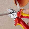 SZCZYPCE TNĄCE BOCZNE IZOLOWANE 160MM KNIPEX