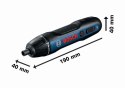 WKRĘTAK AKUMULATOROWY 3,6V BOSCH GO 2.0 + BITY 25SZT. BOSCH