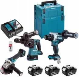 ZESTAW COMBO LI-LON 18V DGA506+DHR243+DDF486 3*5.0AH MAKPAC MAKITA