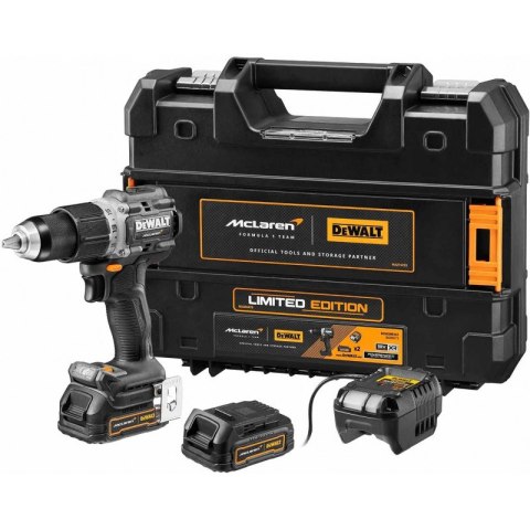 WIERTARKO-WKRĘTARKA AKUMULATOROWA 18V 2*1.7AH TSTAK MACLAREN DEWALT WIERTARKO-WKRĘTARKA AKUMULATOROWA 18V 2*1.7AH TSTAK MACLAREN DEWALT
