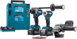 ZESTAW COMBO 40V XGT DF001G+TD001G+GA005G 2*4.0AH MAKPAC MAKITA