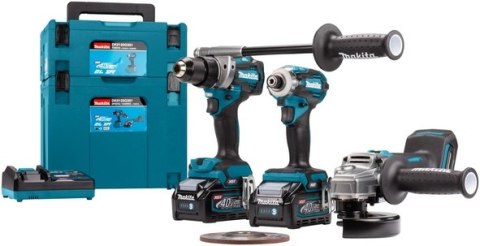ZESTAW COMBO 40V XGT DF001G+TD001G+GA005G 2*4.0AH MAKPAC MAKITA
