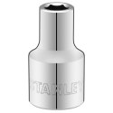 NASADKA KRÓTKA 6-KĄTNA CHROMOWANA 1/2 20MM STANLEY