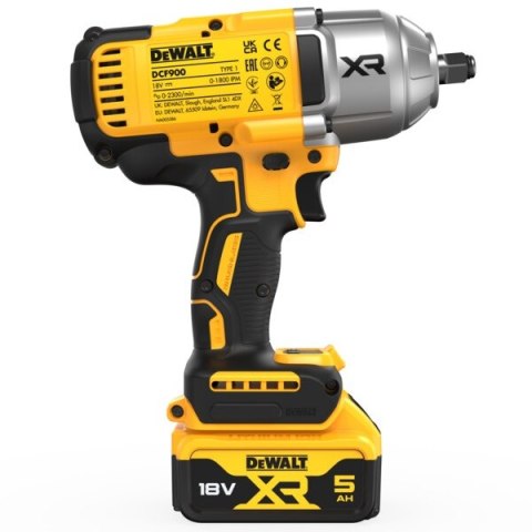 AKUMULATOROWY KLUCZ UDAROWY 1/2'' XR 18V 2*5.0AH TSTAK 1355N DEWALT AKUMULATOROWY KLUCZ UDAROWY 1/2'' XR 18V 2*5.0AH TSTAK 1355N DEWALT