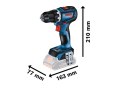 WIERTARKO-WKRĘTARKA AKUMULATOROWA GSR 18V-90C 0*AH L-BOXX BOSCH