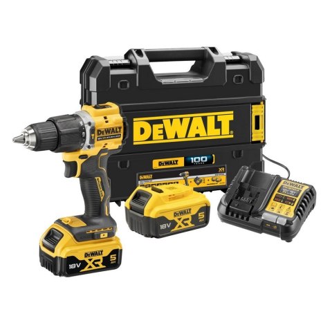 WIERTARKO-WKRĘTARKA AKUMULATOROWA UDAR. XR 18V 2*5.0AH TSTAK DEWALT WIERTARKO-WKRĘTARKA AKUMULATOROWA UDAR. XR 18V 2*5.0AH TSTAK DEWALT