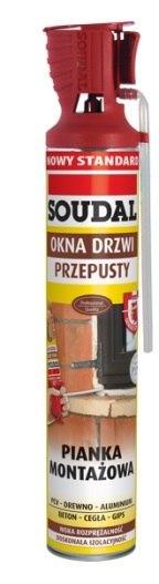 PIANKA MONTAŻOWA WĘŻYKOWA SOUDAL GENIUS GUN 770ML SOUDAL