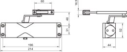 SAMOZAMYKACZ STS-1000 SREBRNY GEZE