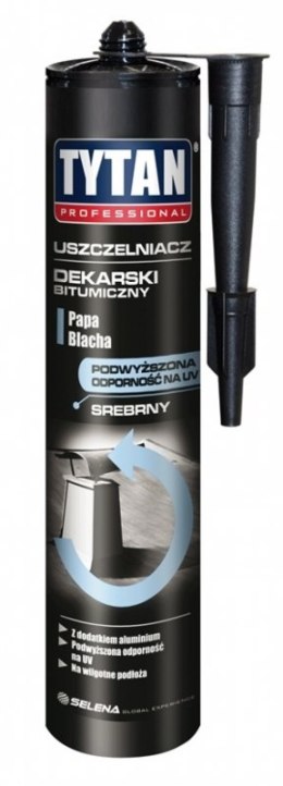 USZCZELNIACZ DEKARSKI BITUMICZNY TYTAN 280ML SREBRNY TYTAN