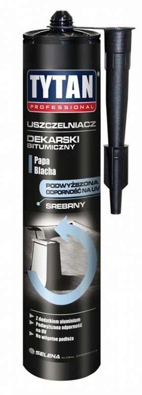 USZCZELNIACZ DEKARSKI BITUMICZNY TYTAN 280ML SREBRNY TYTAN