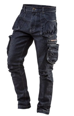 SPODNIE ROBOCZE 5-KIESZENIOWE DENIM ROZMIAR M NEO