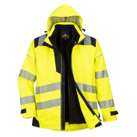 KURTKA ROBOCZA 3W1 PW365YBR ŻÓŁTA S PORTWEST