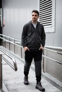 SPODNIE DRESOWE COMFORT CZARNO-SZARE ROZMIAR XL NEO
