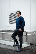 SPODNIE DRESOWE COMFORT CZARNO-SZARE ROZMIAR XL NEO